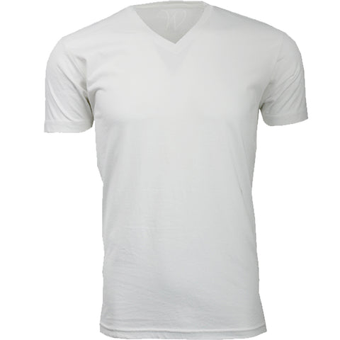 EWC-100W White Ultra Soft Sueded Crew Neck T-shirt