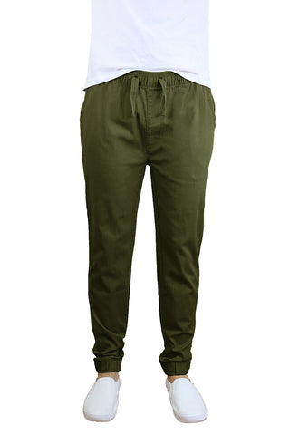 EWC-650JB Black Stretch Twill Cargo Joggers