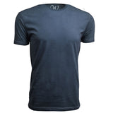 EWC-65B Vintage Black Hand Dyed Ultra Soft Sueded Crew Neck T-shirt
