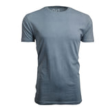 EWC-65G Vintage Grey Hand Dyed Ultra Soft Sueded Crew Neck T-shirt