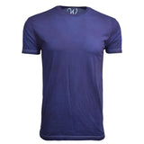 EWC-65N Vintage Navy Hand Dyed Ultra Soft Sueded Crew Neck T-shirt