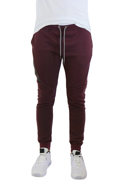 EWC-702JBG Burgundy Tech Fleece Joggers