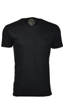 ORG-100B Black Organic Cotton Crew Neck T-shirt