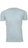 ORG-100LB Light Blue Organic Cotton Crew Neck T-shirt
