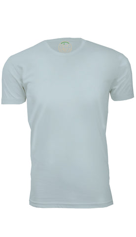 ORG-100T Turquoise Organic Cotton Crew Neck T-shirt