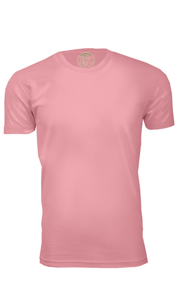 ORG-100LP Light Pink Organic Cotton Crew Neck T-shirt