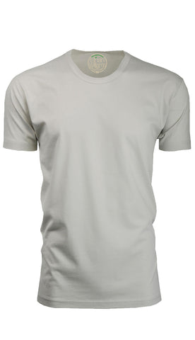 ORG-100S Sand Organic Cotton Crew Neck T-shirt