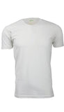 ORG-100W White Organic Cotton Crew Neck T-shirt